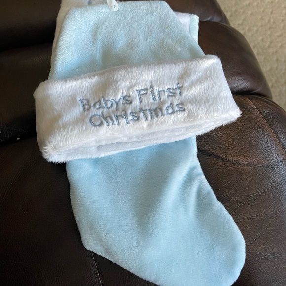 Baby’s First Christmas- Santa Hat & Stocking Set - Picture 4 of 4